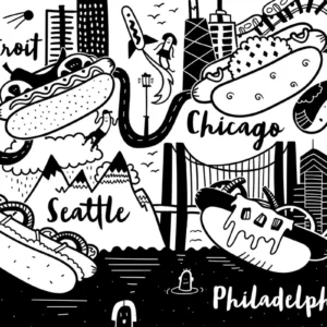 Tapeet Fun House - Hot dogs