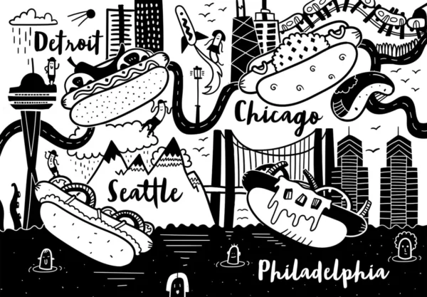 Обои Fun House - Hot dogs