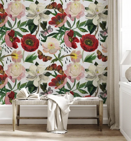 Tapeet Fun House - Poppies