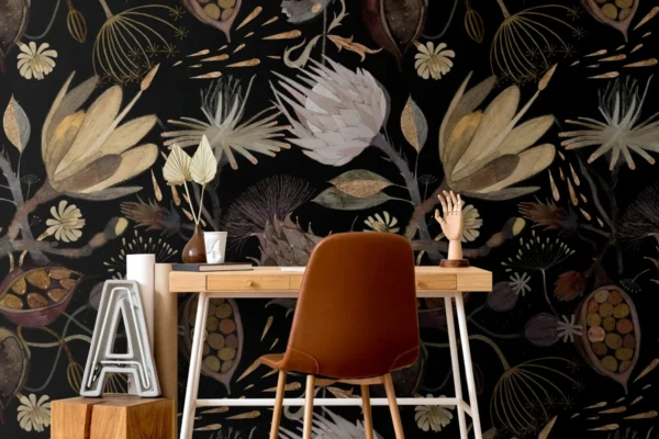 Tapeet Fun House - Winter flowers