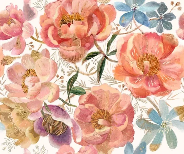 Tapeet Fun House - Tender peonies