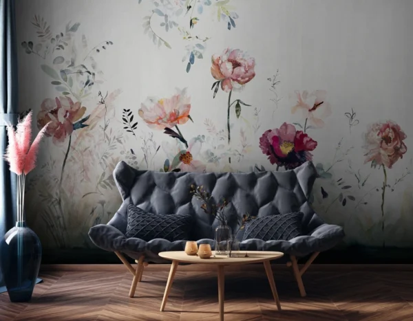 Tapeet Fun House - Seven peonies