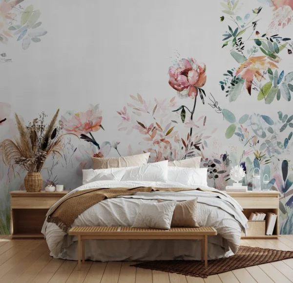 Tapeet Fun House - Five peonies