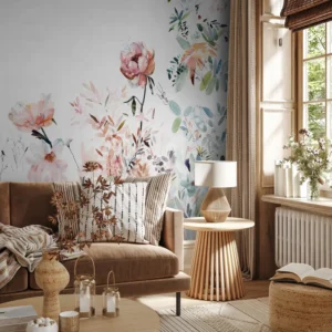 Tapeet Fun House - Five peonies