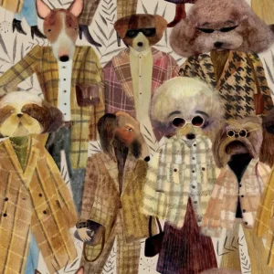 Tapeet Fun House - Fashionable dogs