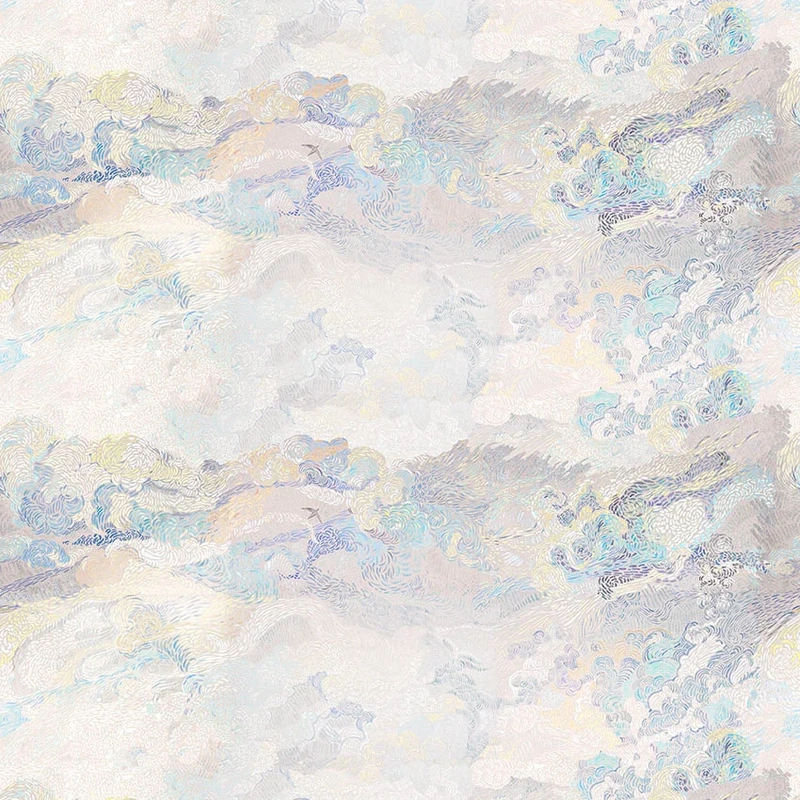 Tapeet Silver clouds Tapeet Fun House - Silver clouds