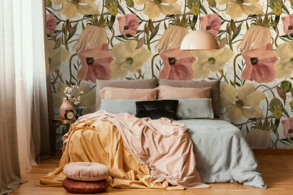 Tapeet Fun House - Tender poppies