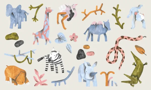 Tapeet Fun House - Dancing animals