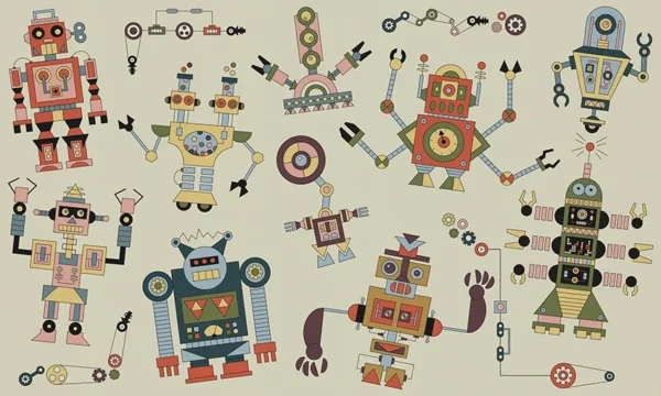 Tapeet Fun House - Robot party