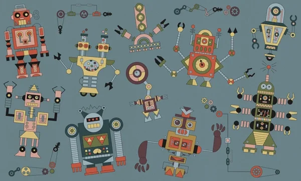 Tapeet Fun House - Robot party