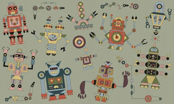 Tapeet Fun House - Robot party