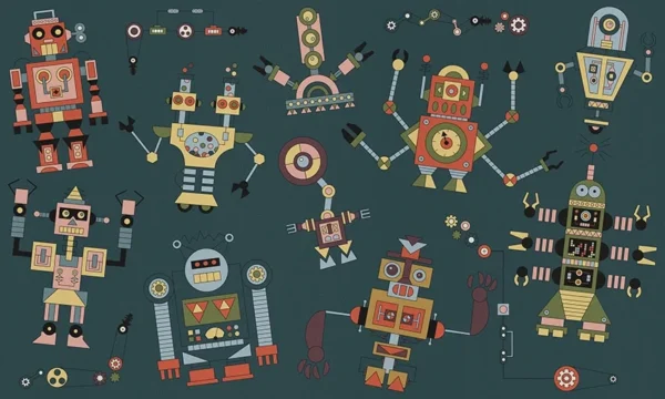 Tapeet Fun House - Robot party