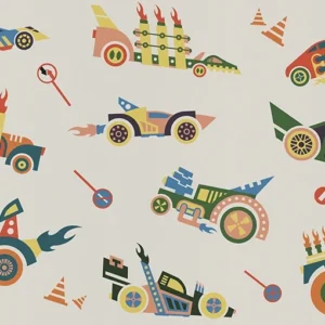 Tapeet Fun House - Race car