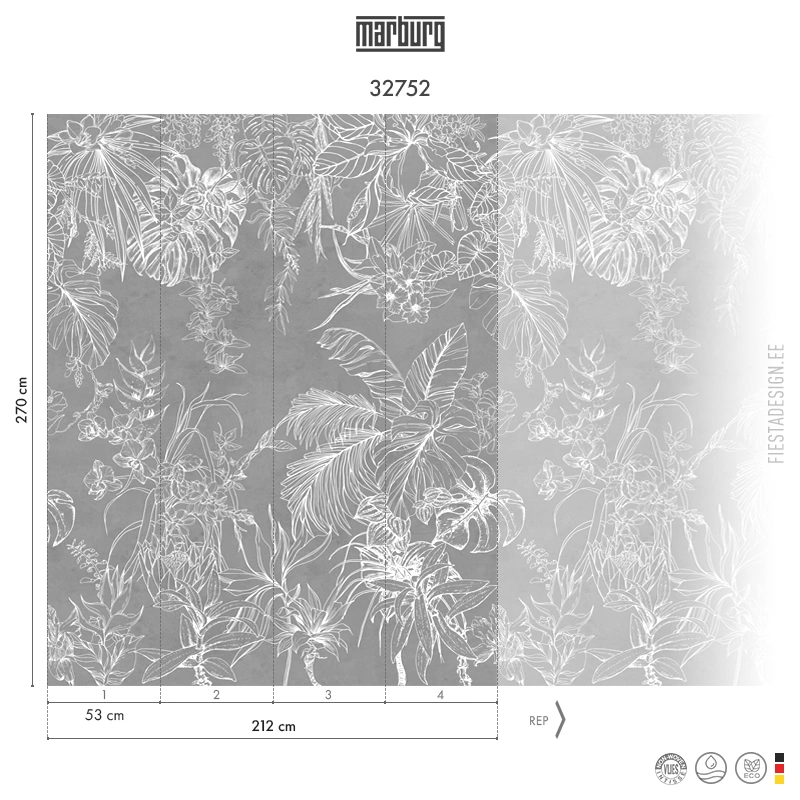 Обои Marburg Smart Art 32752 Tropica