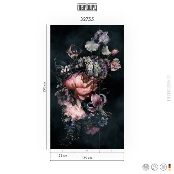 Обои Marburg Smart Art 32755 Fleurs