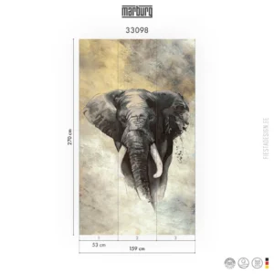 Tapeet Marburg Smart Art 33098 Elephant