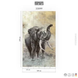 Tapeet Marburg Smart Art 33099 Elephant