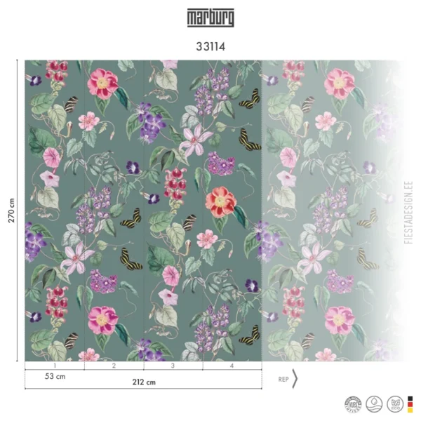 Tapeet Marburg Smart Art 33114 Blossom