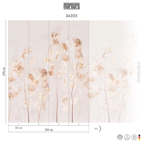 Обои Marburg Smart Art 34305 Lunaria
