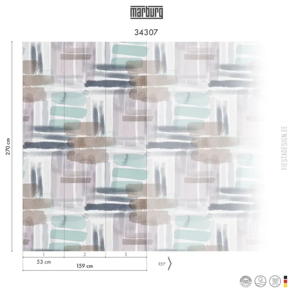 Обои Marburg Smart Art 34307 Pastel