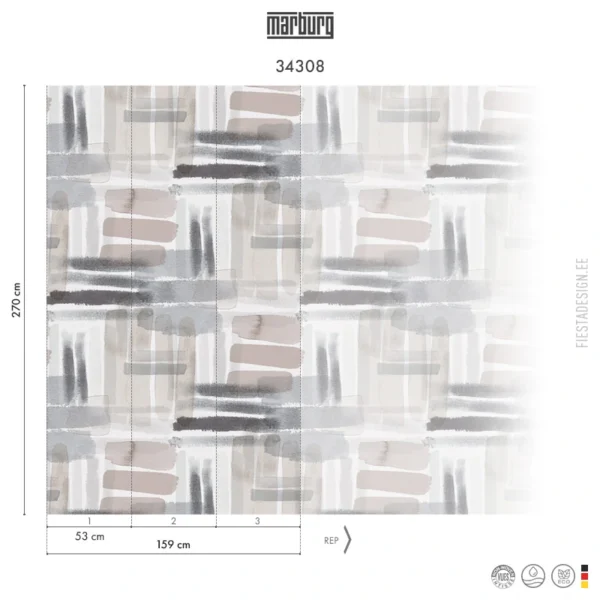 Обои Marburg Smart Art 34308 Pastel