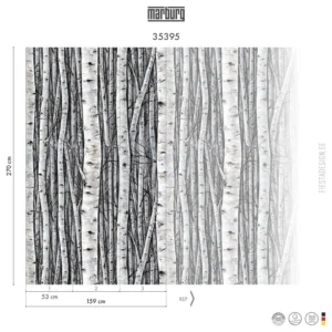 Tapeet Marburg Smart Art 35395 Birch Forest
