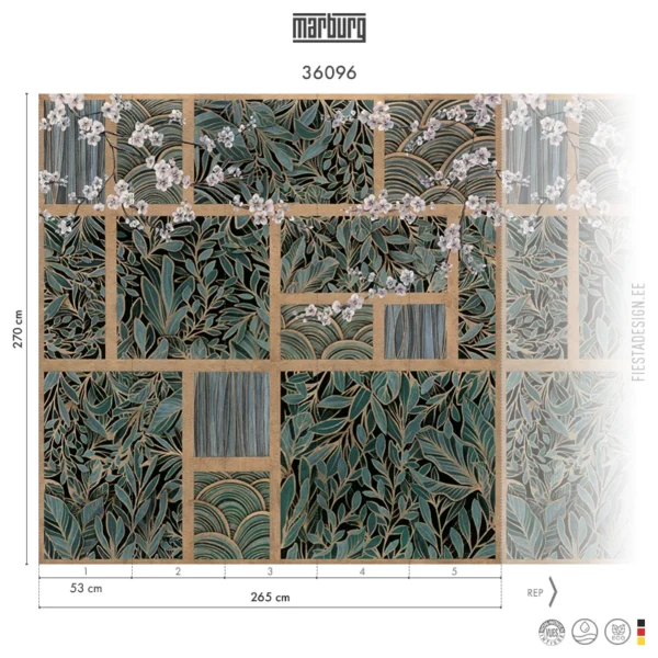 Обои Marburg Smart Art 36096 Garden Mosaic