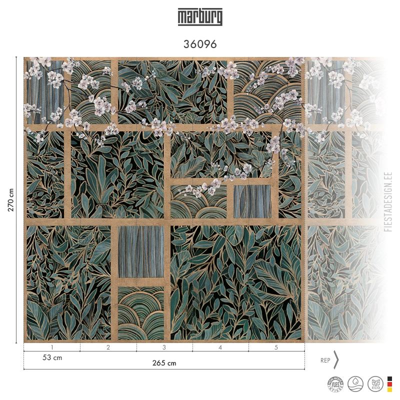 Tapeet Marburg Smart Art 36096 Garden Mosaic
