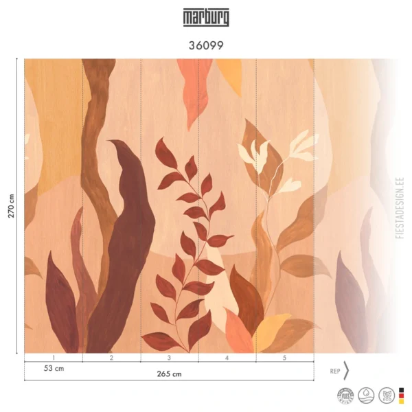 Обои Marburg Smart Art 36099 Terracotta Garden
