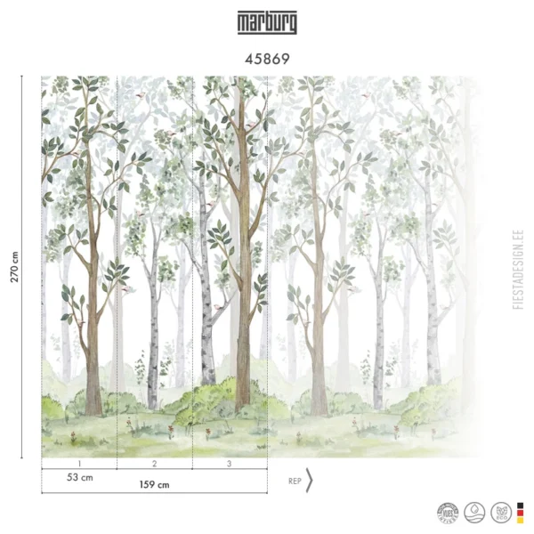 Обои Marburg Smart Art 45869 Fairytale Forest