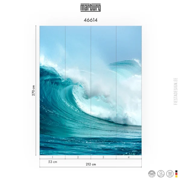 Обои Marburg Smart Art 46614 Wave Power