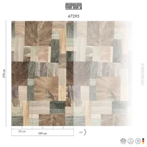 Обои Marburg Smart Art 47295 Terra Patchwork
