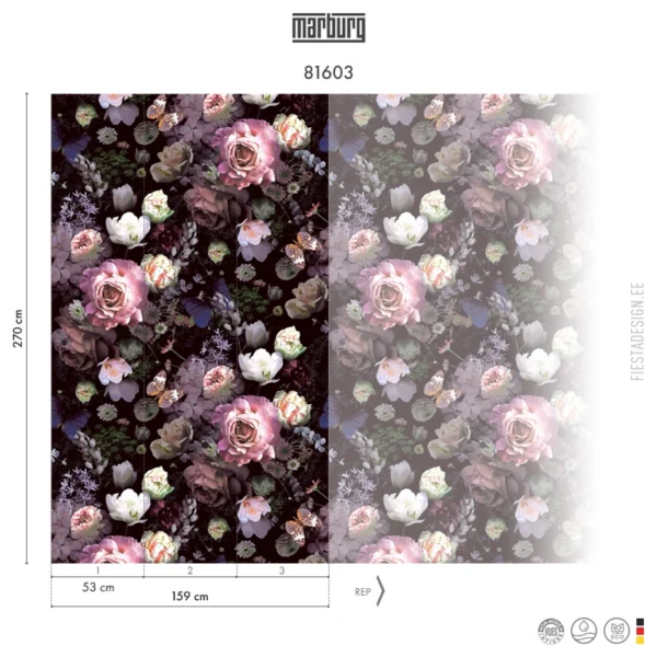 Обои Marburg Smart Art 81603 Rose