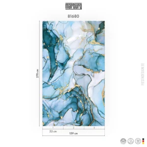 Tapeet Marburg Smart Art 81680 Marble Blue
