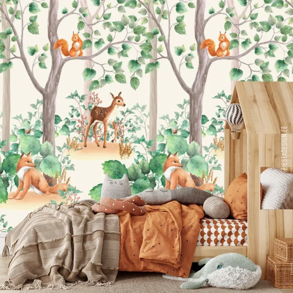 Обои Marburg Smart Art 94281 Woodland Friends