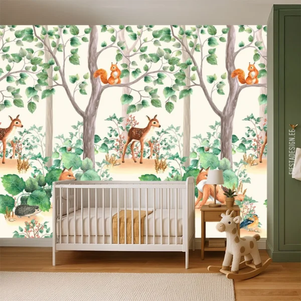 Обои Marburg Smart Art 94281 Woodland Friends