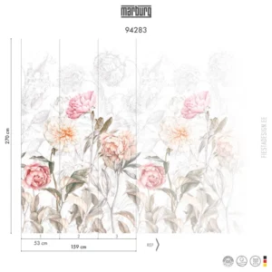 Tapeet Marburg Smart Art 94283 Delicate Peonies