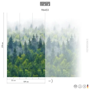 Tapeet Marburg Smart Art 96453 Forest Fog