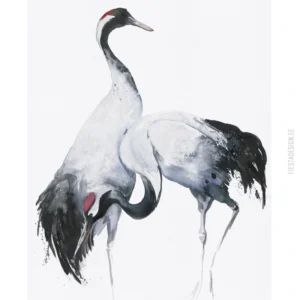 Обои-панно Marburg Kumano 34596 Japanese Cranes