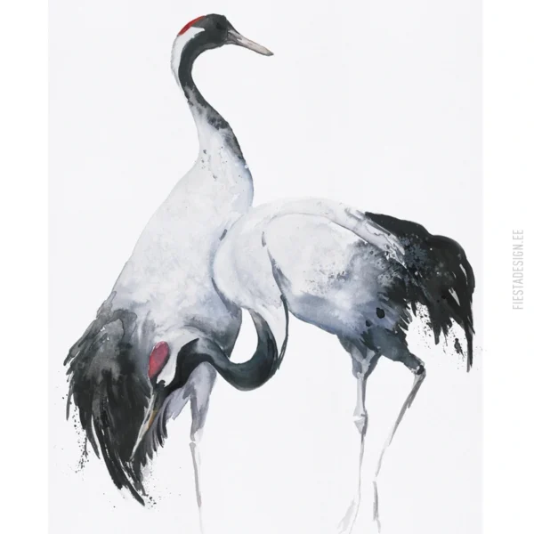 Обои-панно Marburg Kumano 34596 Japanese Cranes