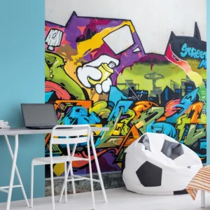 Pilttapeet Marburg Smart Art 46604 Graffiti Cleo, 212×270 cm