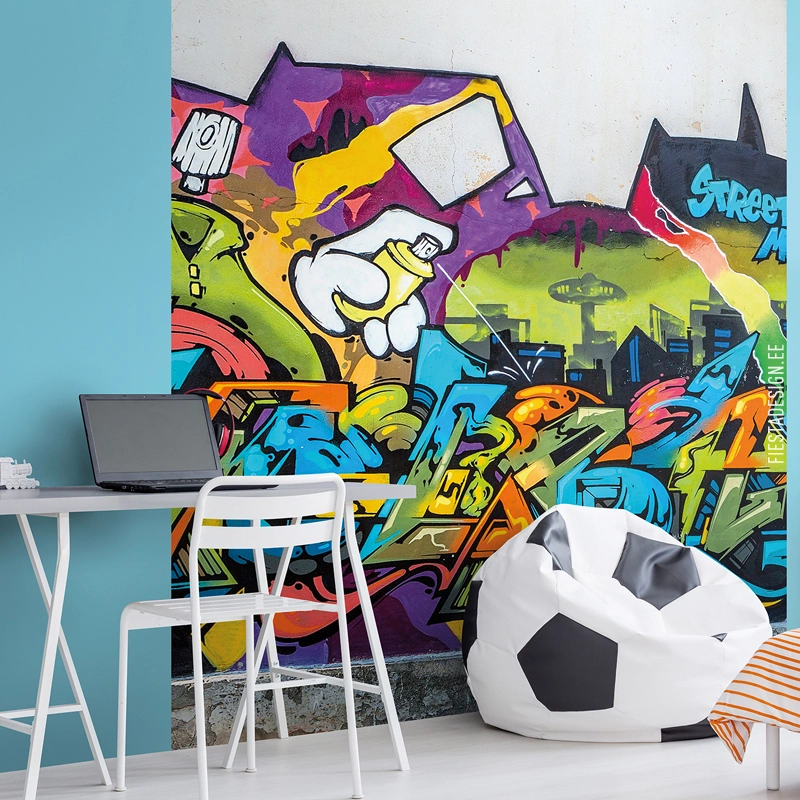 Обои-панно Marburg Smart Art 46604 Graffiti Cleo, 212×270 см