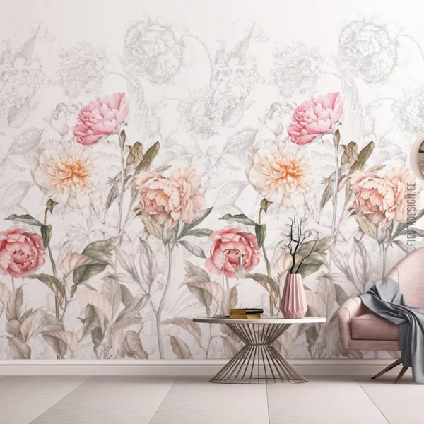 Tapeet Marburg Smart Art 94283 Delicate Peonies