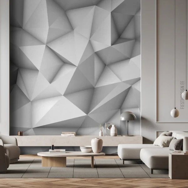 Pilttapeet Marburg Smart Art 94457 3D Triangles, 212×270 cm