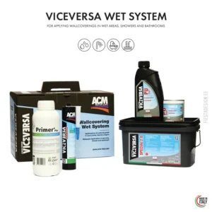 Viceversa WET System tapeetimissüsteem: fliistapeetide ja seinakatete kinnitamiseks niisketes ja märgades ruumides