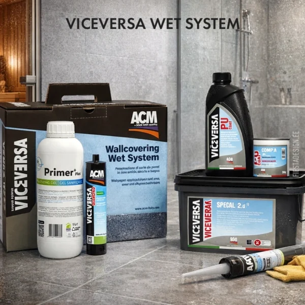 Viceversa WET System: tapeet niisketes ja märgades ruumides