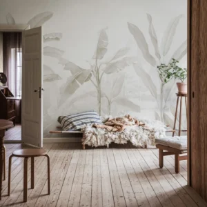 Tapeet Tropical Palms Beige