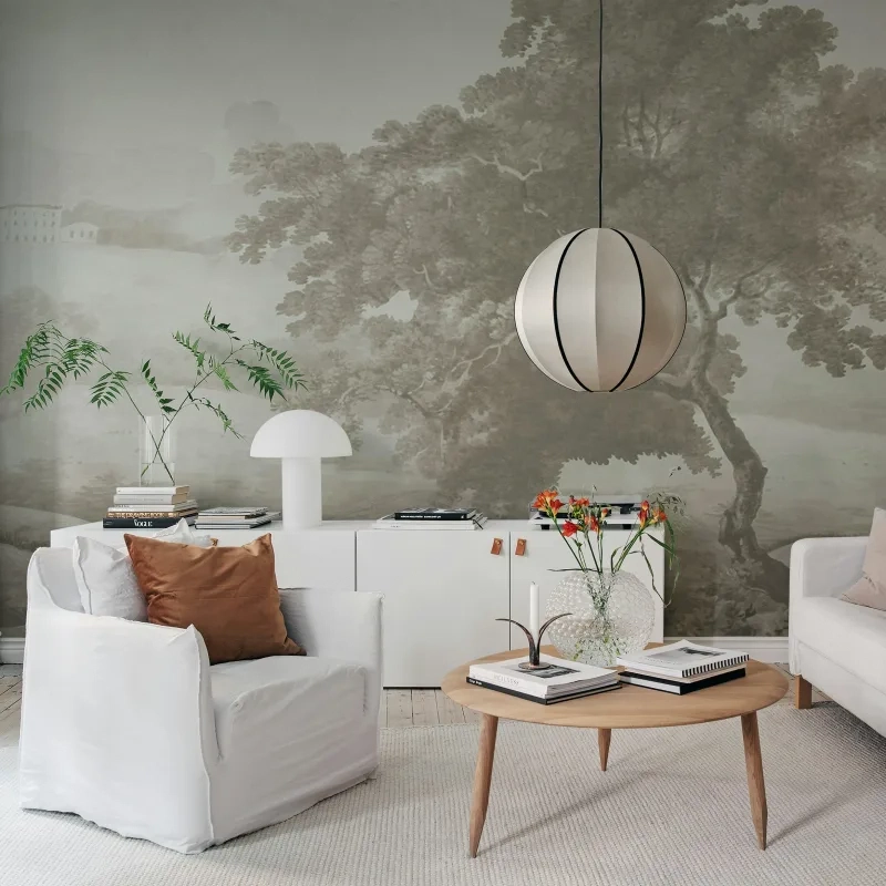 Tapeet Vintage Tree Beige