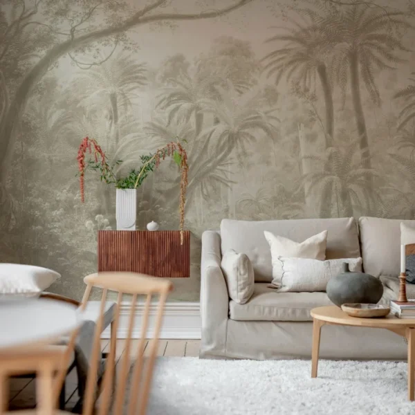 Обои Palm Landscape Beige