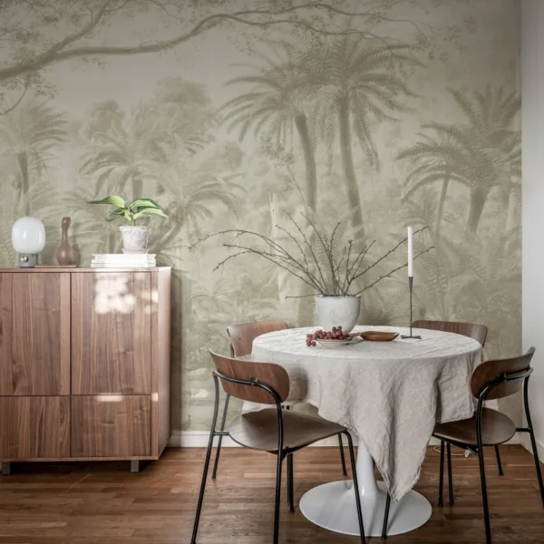 Обои Palm Landscape Beige